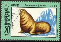 (1979-136) Марка Северная Корея "Сивуч"   Морские существа III Θ